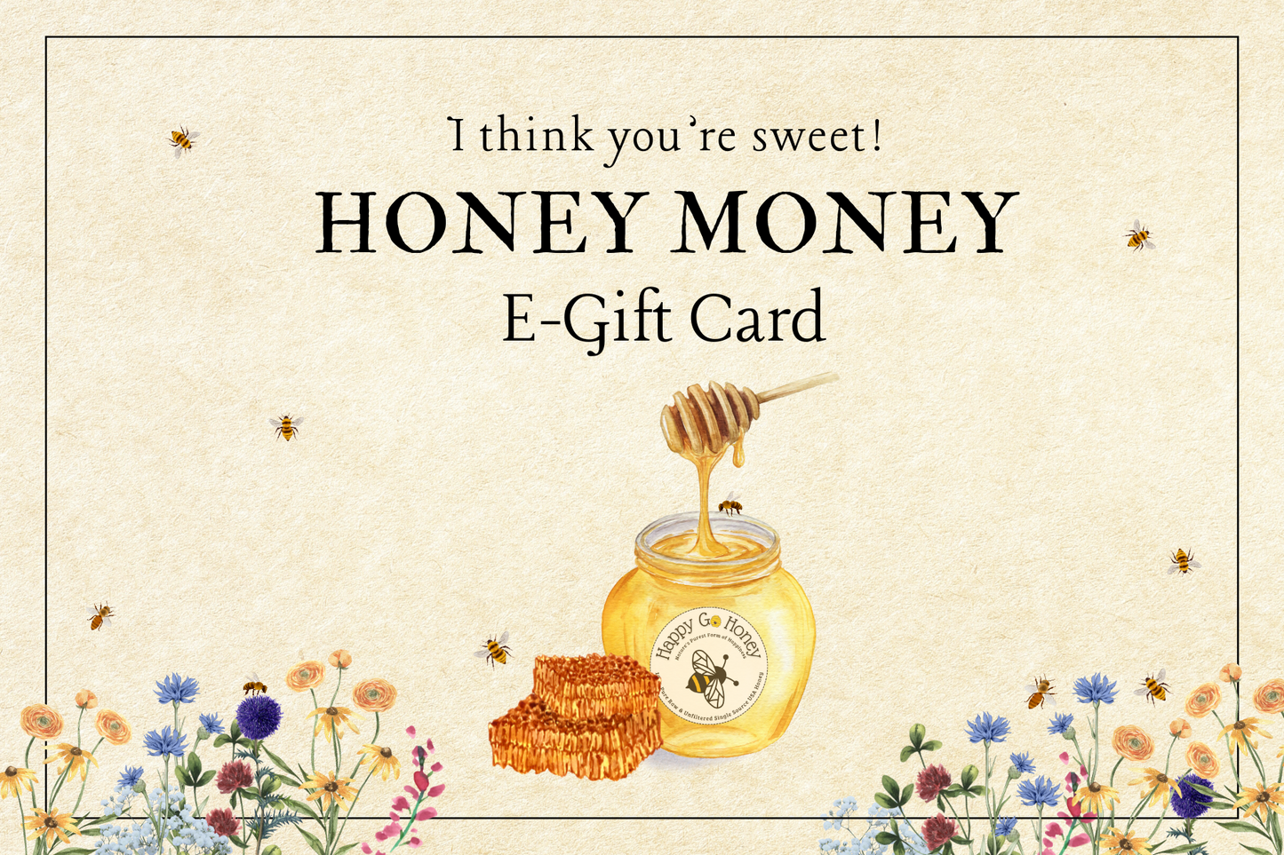 Honey Money E-Gift Card